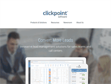 Tablet Screenshot of clickpointsoftware.com